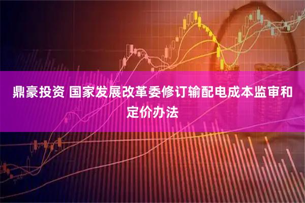 鼎豪投资 国家发展改革委修订输配电成本监审和定价办法